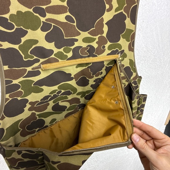 Vintage Carhartt Hunting‎ Vest Mens XL VU103 CMO Camo EUC - Picture 9 of 12